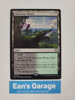 Magic The Gathering Llanowar Wastes 305 OTC Outlaws of Thunder Junction Rare MN - Image 1