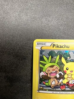 Picnic Pikachu #XY95 Holo Pokemon Black Star Promo Sylveon Chespin Breakpoint MP - Image 3