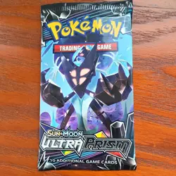 Pokemon TCG: Sun & Moon-Ultra Prism Booster Pack Sealed Dawn Wings Necrozma Art - Image 1