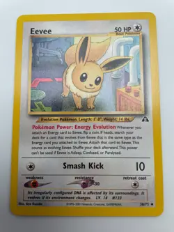 Pokemon TCG Eevee Neo Discovery 38/75 Common Unlimited NM WOTC - Image 1