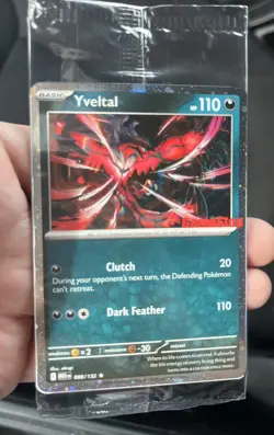 Yveltal 088/132 Reverse Holo Mega Evolution Pokemon GAMESTOP PROMO - NEW SEALED - Image 1