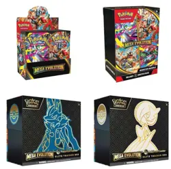 Mega Evolution Lot - Pokemon Center ETBs, Enhanced Booster Box & Bundle - Image 1