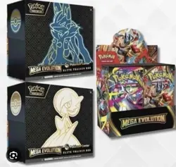 Pokemon Center Mega Evolution ETBs Lucario/Gardevoirl & Enhanced Booster Box - Image 1
