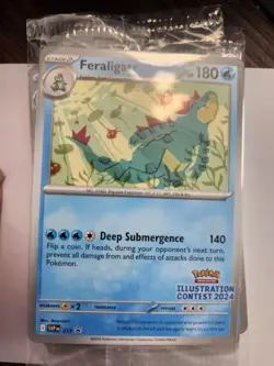Pokemon TCG - 2024 Illustration Contest 3 Promos Sealed SVP213 SVP214 SVP215 - Image 1