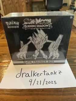 Pokemon TCG Burning Shadows Elite Trainer Box Sealed - Image 1