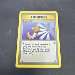 Scoop Up Trainer 78/102 Rare Pokemon 1999 Unlimited Base Set - Image 1