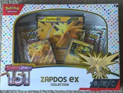 Pokemon TCG Scarlet & Violet 151 Zapdos Ex Collection BRAND NEW SEALED Pokemon - Image 1