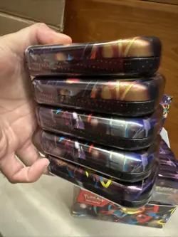 Pokemon TCG Mega Heroes Mini Tin Display Factory Sealed 10 Mini Tins - Image 5