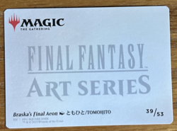 MTG Final Fantasy Art Card, Braska's Final Aeon 39/53 - Image 2