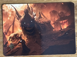 MTG Final Fantasy Art Card, The Final Days 6/53 Gold Symbol - Image 1