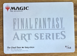 MTG Final Fantasy Art Card, The Final Days 6/53 Gold Symbol - Image 2