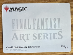 MTG Final Fantasy Art Card, Cloud's Limit Break 23/53 - Image 2