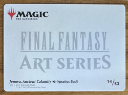 MTG Final Fantasy Art Card, Jenova, Ancient Calamity 14/53 - Image 2