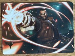 MTG Final Fantasy Art Card, Barrat Wallace 8/53 Gold Symbol - Image 1
