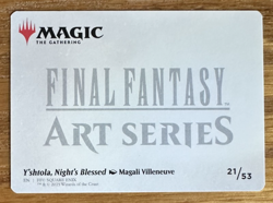 MTG Final Fantasy Art Card, Y'shtola, Night's Blessed 21/53 - Image 2