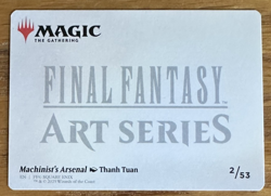 MTG Final Fantasy Art Card, Machinist's Arsenal 2/53 - Image 2