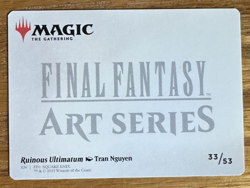 MTG Final Fantasy Art Card, Ruinous Ultimatum 33/53 - Image 2
