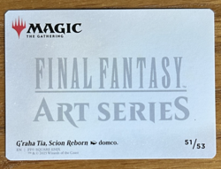 MTG Final Fantasy Art Card, G'raha Tia, Scion Reborn 51/53 - Image 2