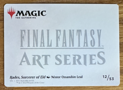 MTG Final Fantasy Art Card, Hades, Sorcerer of Eld 12/53 - Image 2