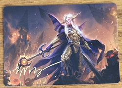 MTG Final Fantasy Art Card, The Emperor of Palamecia 13/53 Gold Signature - Image 1