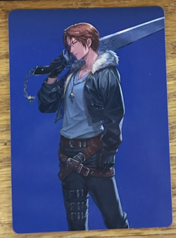 MTG Final Fantasy Art Card, Squall, SeeD Mercenary 47/53 - Image 1