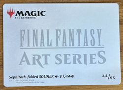 MTG Final Fantasy Art Card, Sephiroth, Fabled Soldier 44/53 - Image 2