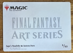 MTG Final Fantasy Art Card, Sage's Nouliths 5/53 - Image 2