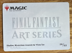 MTG Final Fantasy Art Card, Shadow, Mysterious Assassin 26/53 - Image 2