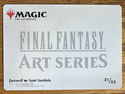 MTG Final Fantasy Art Card, Farewall 31/53 - Image 2