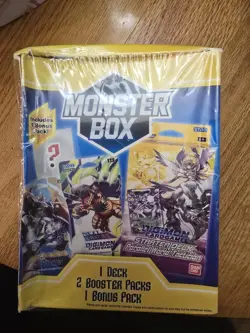 Digimon Card Game Monster Box Starter Deck & 2 Booster Packs 1 Bonus Pack (CB) - Image 2