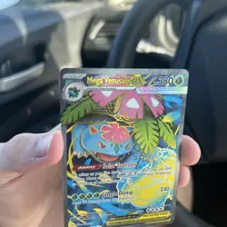 Mega Venusaur EX 155/132 Mega Evolution ENGLISH Pokemon TCG Card - Image 3