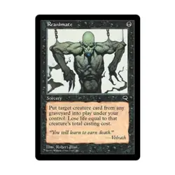 WOTC MtG Tempest Reanimate (U) EX - Image 1