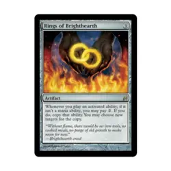 WOTC MtG Lorwyn Rings of Brighthearth (R) NM - Image 1