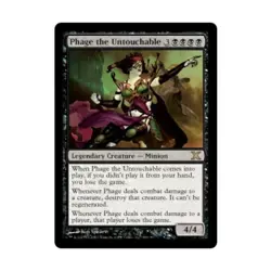 WOTC MtG 10th Ed Phage the Untouchable (R) NM - Image 1