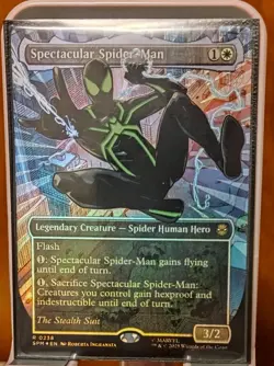 Spectacular Spider-Man (Borderless) #238 The Stealth Suit MTG CCG NM+ - Image 1