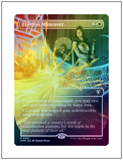 1x Flawless Maneuver, Foil, Borderless Art, Magic the Gathering, MTG NM - Image 1
