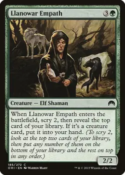 Llanowar Empath 4x FOIL ORI MTG Magic Origins Common MINT green - Image 1