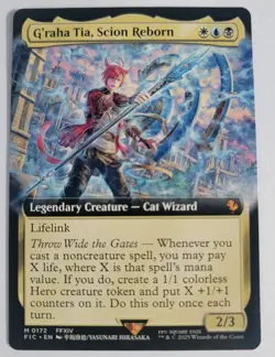 G'raha Tia, Scion Reborn (Extended Art) - NM/M - Final Fantasy - MTG - Magic - Image 1