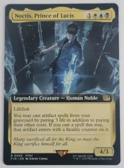 Noctis, Prince of Lucis (Extended Art) - NM/M - Final Fantasy - MTG - Magic - Image 1