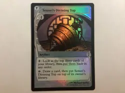 MTG Mystery Booster 2 SENSEI’S DIVINING TOP Foil NM (BIN) Graded Power - Image 1