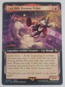 Cait Sith, Fortune Teller - Extended Art - Final Fantasy - FIC 0151 - MTG - Image 1