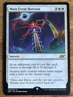 MTG Unfiniry, Main Event Horizon - Image 1