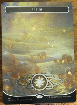 MTG Unfiniry, Plains 486 - Galaxy Foil - Image 1
