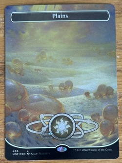 MTG Unfiniry, Plains 486 - Galaxy Foil - Image 2