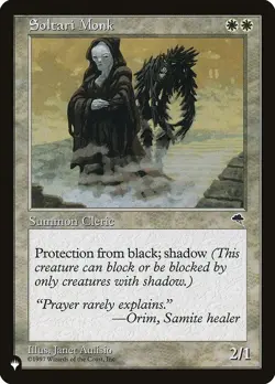 MTG Soltari Monk ** The List ** English - Image 1