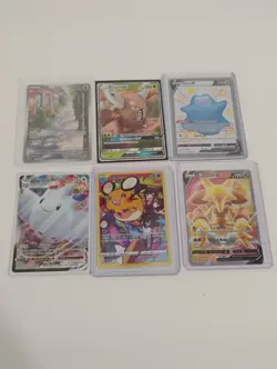 Pokemon Illustration Rare/Alakazam Full Art/Ditto Baby Shiny/Full Art Holo Cards - Image 1