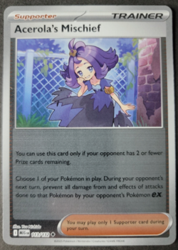 Pokemon - Acerola's Mischief - 113/132 - Reverse Holo - Mega Evolution - New - Image 1
