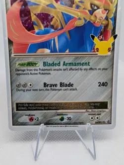 Zacian LV. X #SWSH135 SWSH: Sword Shield Celebrations Promo Pokemon Holo Card NM - Image 3