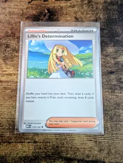 Lillie's Determination 119/132 Mega Evolution Uncommon Pokemon Trainer Supporter - Image 1