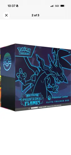 Lot Of 2 - Mega Evolution Phantasmal Flames Pokemon Center ETB PRESALE + 1 UPC - Image 1